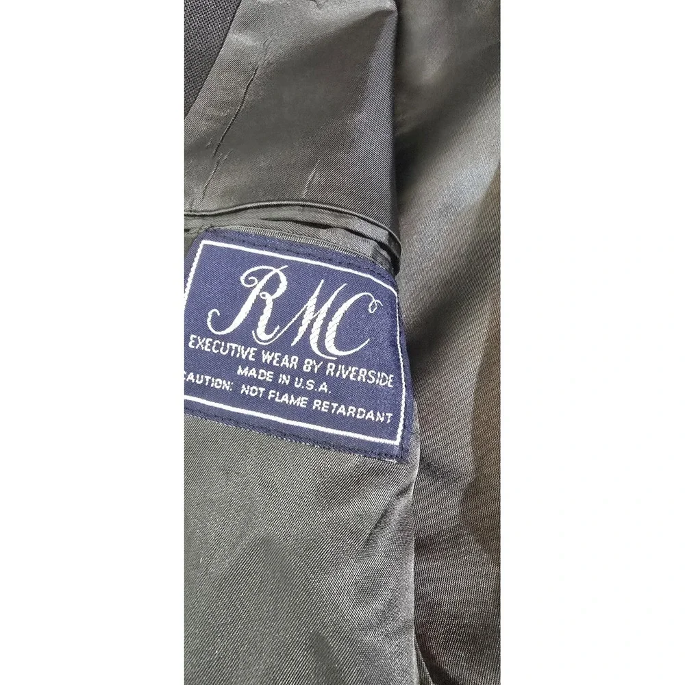 RMC Regent Blazer Coca-Cola Employee Uniform Black Gold Button Men's 42L Vintage